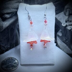 Faerie Flowers - LG - White & Red