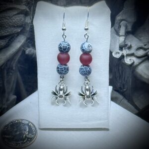 Earrings - Weavers - Widows Kiss