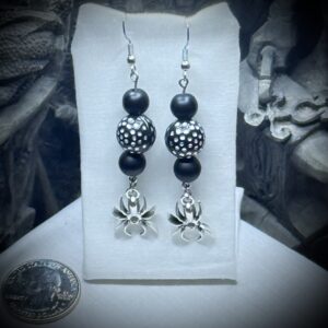 Earrings - Weavers - Midnight Spectre