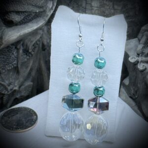 Earrings - Beaded - Crystal Emeraldine