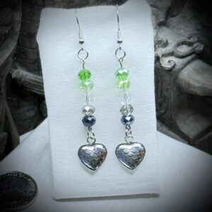 Earrings - Aromantic - Scale Hearts