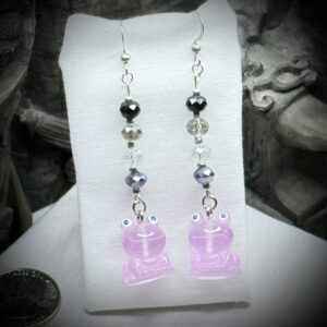 Earrings - Ace/Demi - Frogs