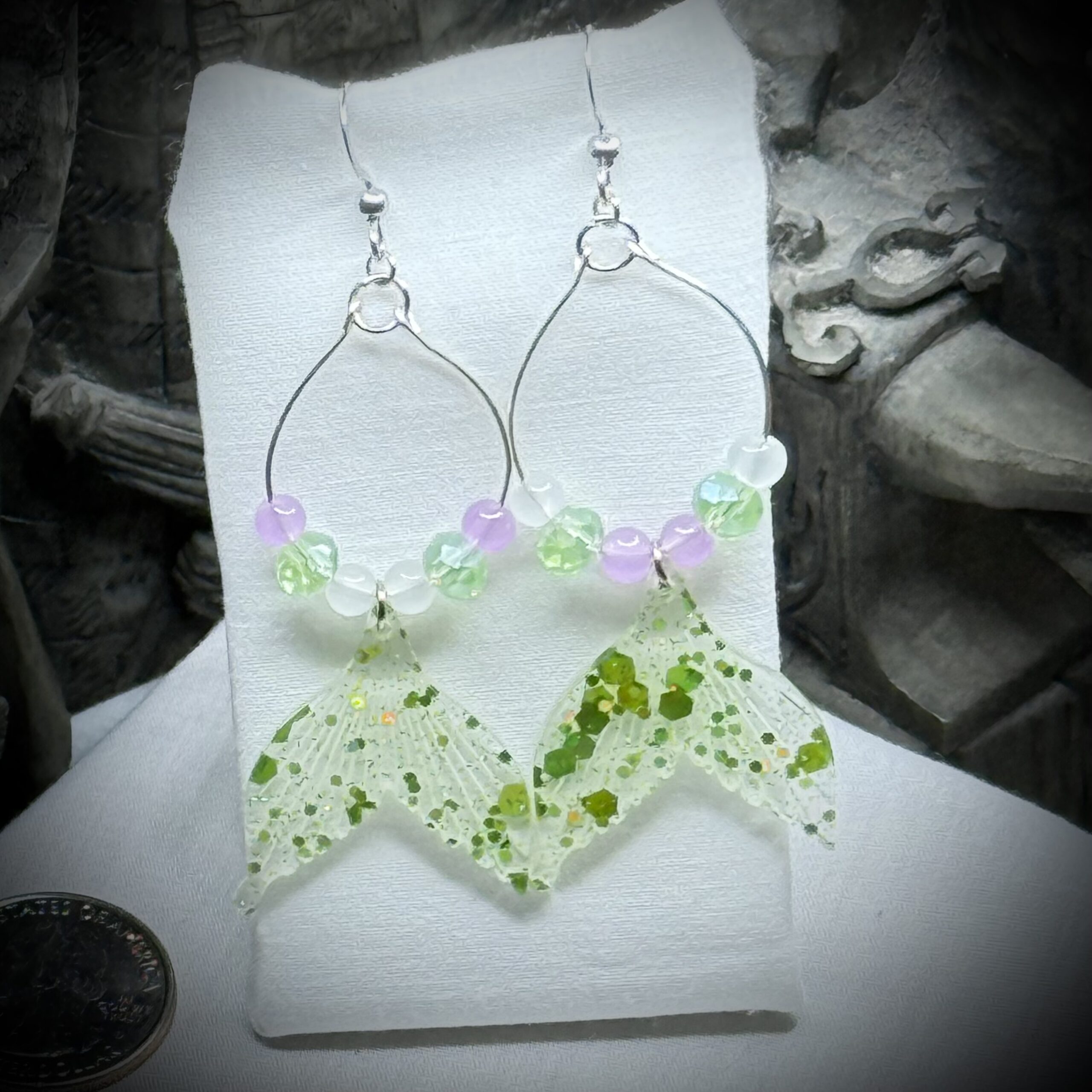 Earrings - Gender Queer - Hoops - Mermaid Tails