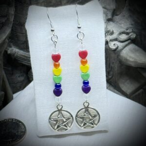 Earrings - LGBTQ+ - Pentacles