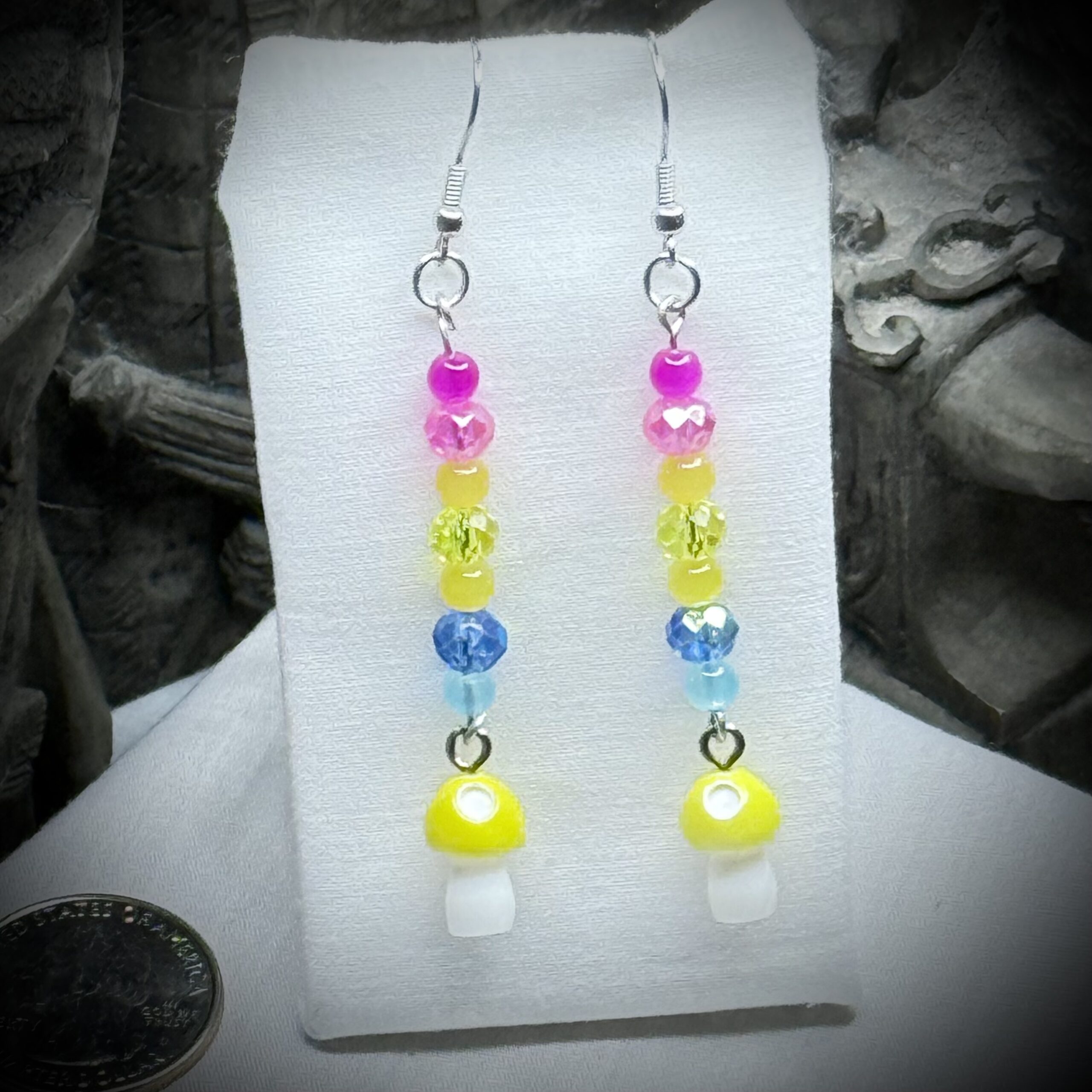 Earrings - Pansexual - Mushies