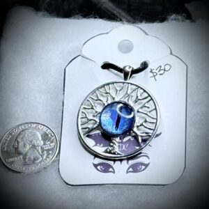 Pendant - Tree of Life - Azure Aura-wood