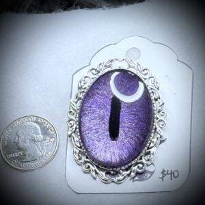 Pin Bezel Large - Amethyst Dream