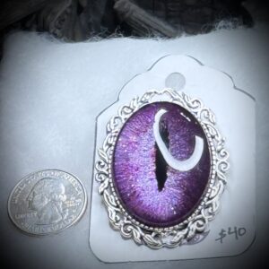 Pin Bezel Large - Enchanted Purple