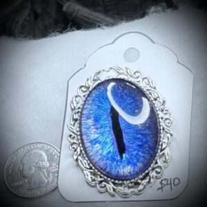 Pin Bezel Large - Azure Depths