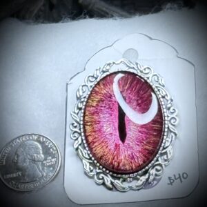 Pin Bezel Large - Cinderforge Ember