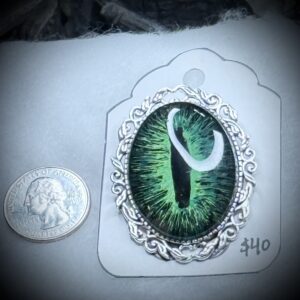 Pin Bezel Large - Deepwood Stare