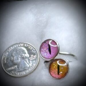 Adjustable Ring - Double Eye - Harmonious Dawn