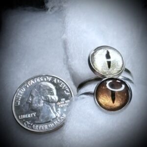 Adjustable Ring - Double Eye - Sunforged Bronze