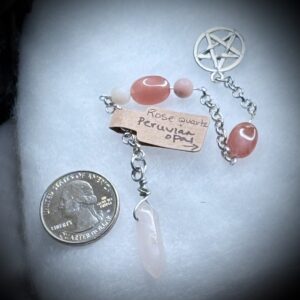 Genuine Gemstones - Pendulum - Love & Intuition