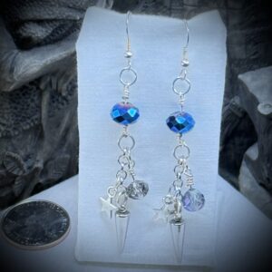 Earrings - Pointy Bits - Starry Night