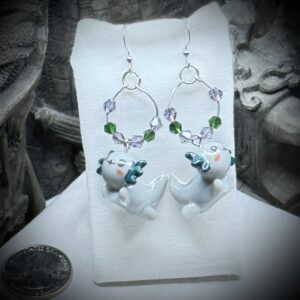 Faerie Friends - Axolotl - Grey & Green