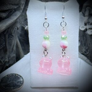 Faerie Friends - Frogs - Pink w/Green