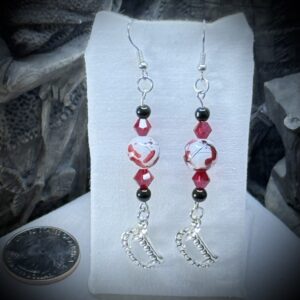 Earrings - The Hunger - Blood Splatter 2