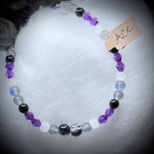 Necklace - Ace/Demi - Crackle