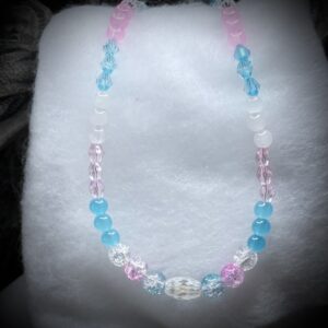 Necklace - Transgender - Shimmer Crackle