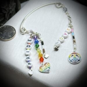 Pride Ear Cuffs - Love is Love & Peace