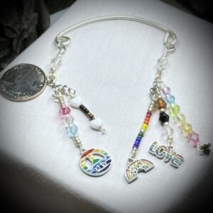 Pride Ear Cuffs - Peace, Rainbow, Love