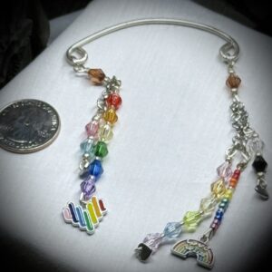 Pride Ear Cuffs - Heart, Rainbow