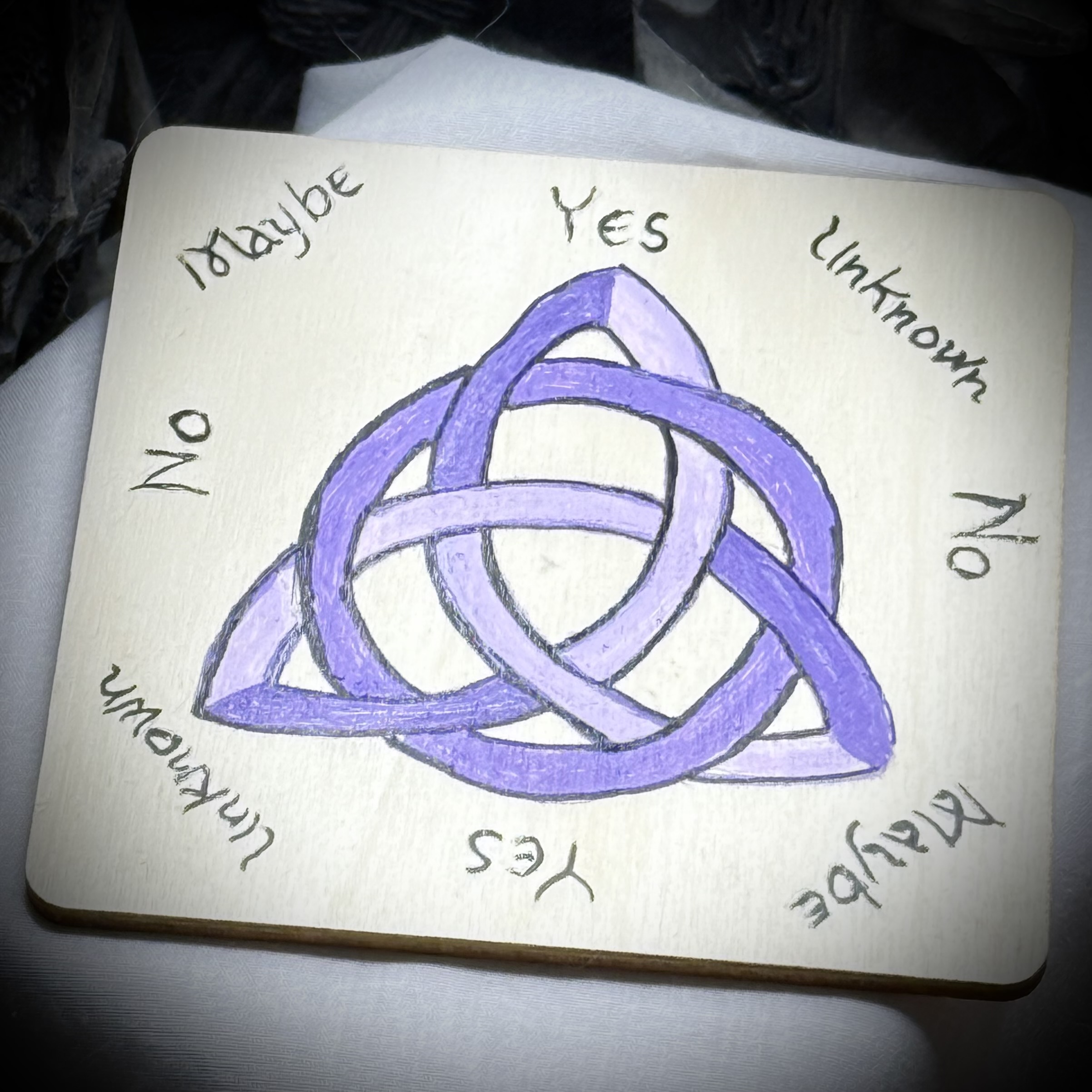 Pendulum Boards - Hand Painted - Purple